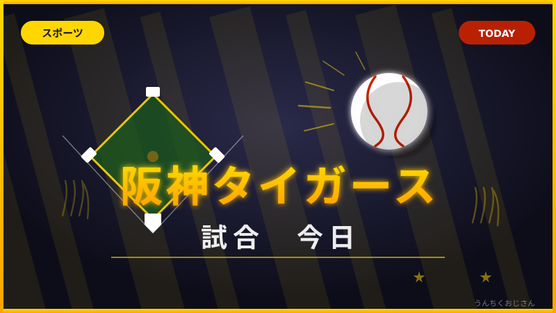 阪神タイガース、今日も熱いぞ！おじさんが試合の見どころを語り尽くす