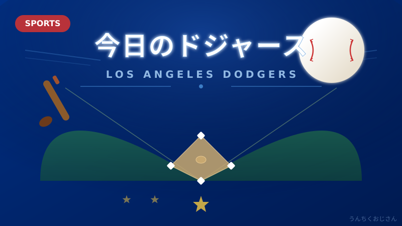 ドジャース、まだ補強するのかい？おじさんが本気で解説するぞ