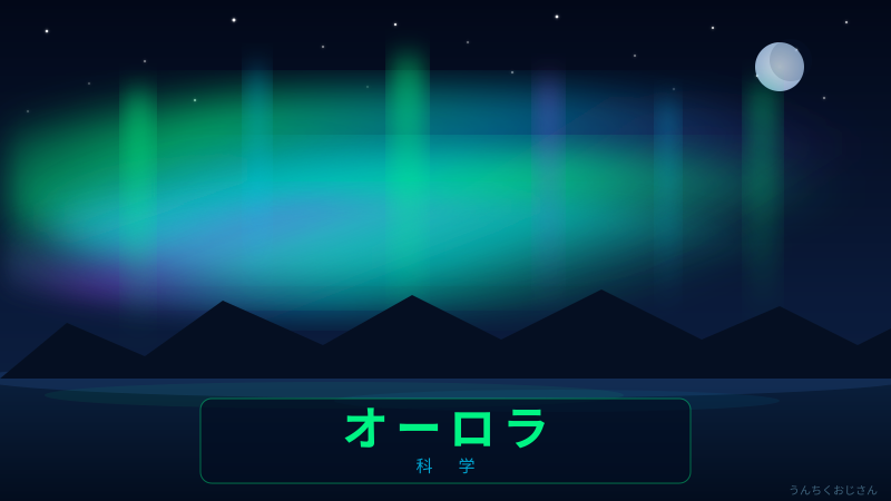 オーロラの正体、おじさんが全部教えてやろう