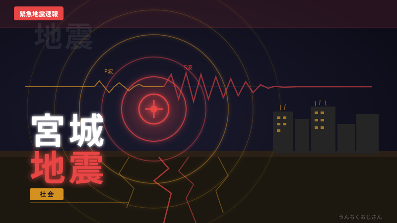 宮城の地震、おじさんが本気で語ってやろう