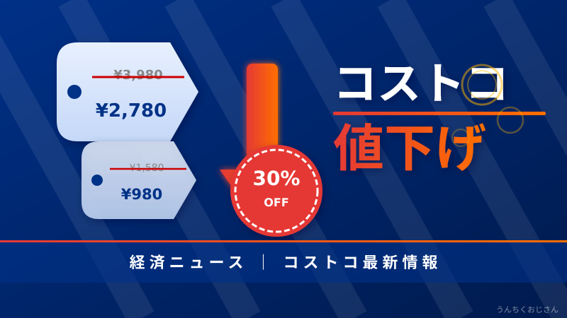 コストコの値下げ祭り、おじさんが本気で解説してやろう