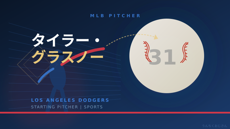 タイラー・グラスノー、おじさんが本気で解説してやろう