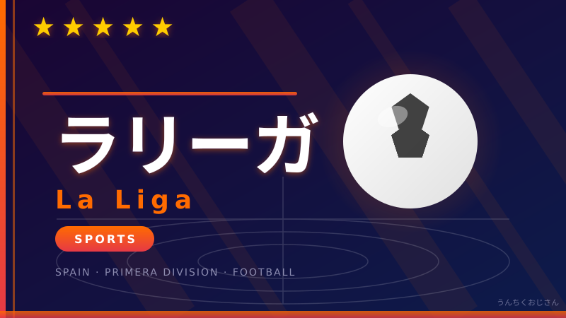 おじさん的ラリーガ完全解説、まあちょっと聞いてくれよ