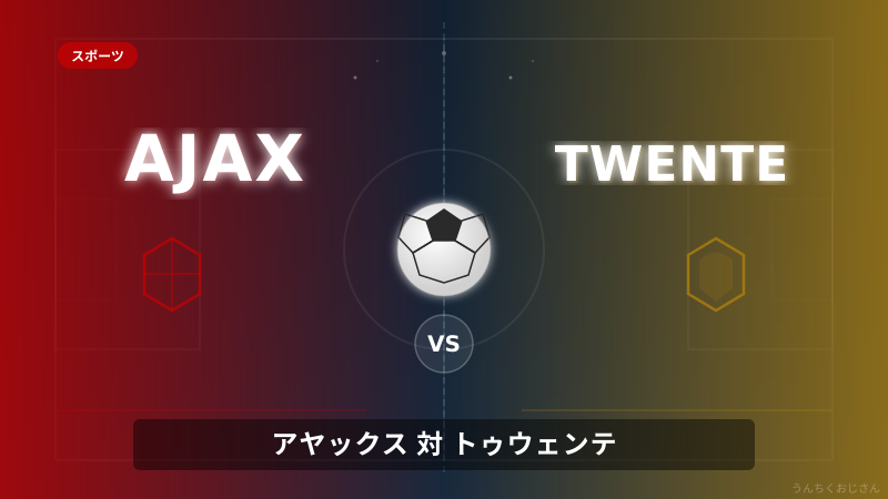 アヤックス対トゥウェンテ、おじさんが語るオランダ・サッカーの深み