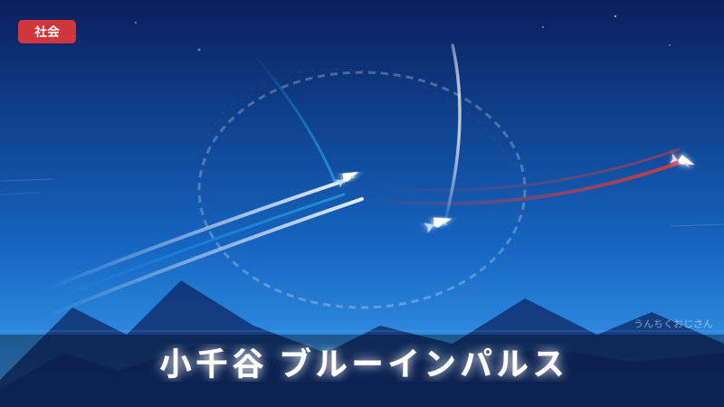 小千谷の空にブルーインパルス！おじさんが全部教えてあげよう