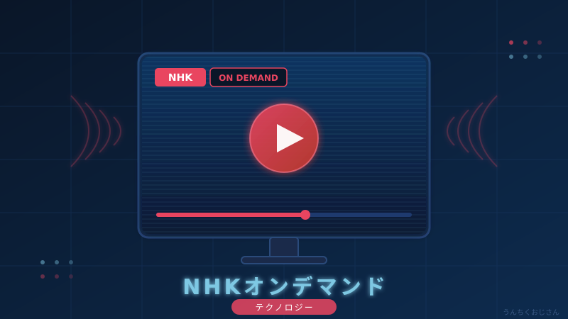 NHKオンデマンド、おじさんが全部教えてあげよう
