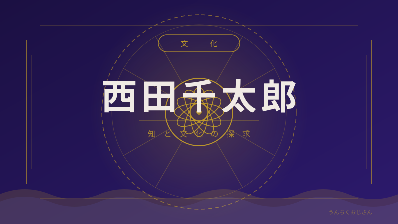 まあ聞いてくれよ、西田千太郎って男の話