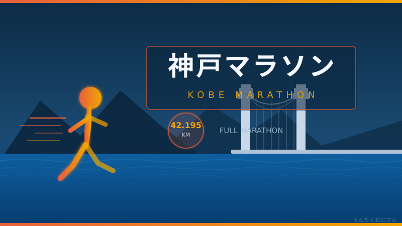 神戸マラソンの深すぎる歴史、おじさんが全部話してやろう