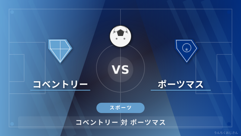 ランパードのコベントリーが優勝だ！おじさんが全部教えてやろう