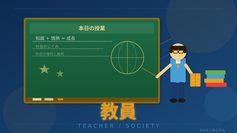 教員の世界、おじさんが全部ひっくるめて教えてあげよう