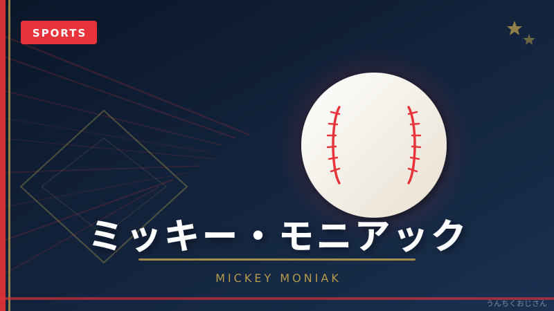 モニアックが大谷を困らせてる！全米ドラ1男の逆襲劇