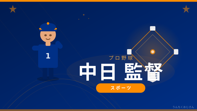 中日・井上監督よ、おじさんは心配してるぞ！ドラゴンズ泥沼の真実
