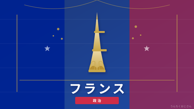 フランスって実はね…金塊から大統領選まで語らせてくれよ