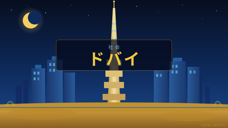 ドバイって実は「国」じゃない！砂漠の奇跡都市をおじさんが語るぞ