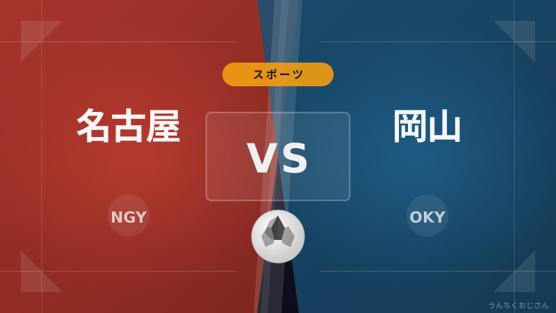 聖地・瑞穂で激突！名古屋vs岡山の見どころ、教えてあげよう