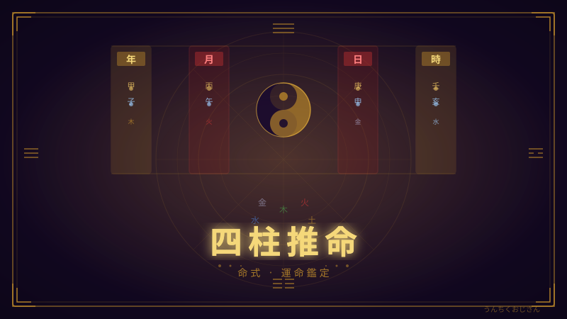 四柱推命の深い世界、おじさんが全部教えてやろう