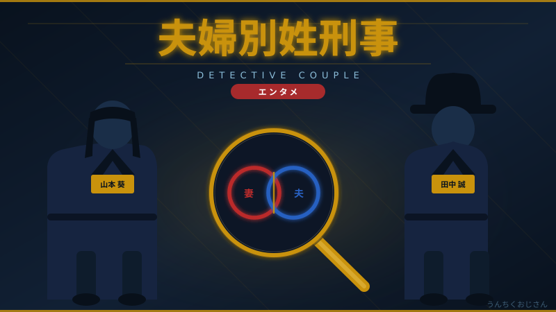 「夫婦別姓刑事」の裏側、全部教えてあげよう