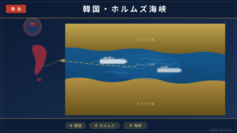 ホルムズ海峡の緊張がスゴイことになってるぞ！韓国船爆発の真相