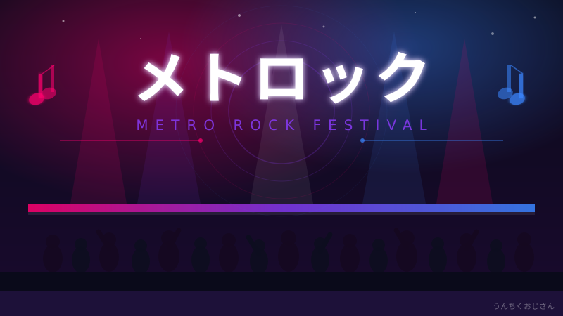 メトロック2026が家で無料で観られる！これは聞き捨てならないぞ