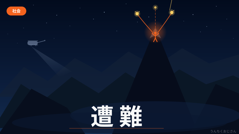 遭難の怖い話、おじさんが全部語ってやろう